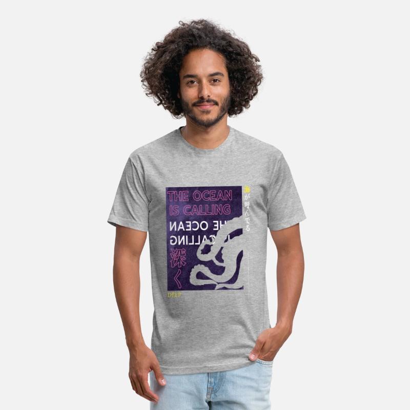 Ocean Calling Japanese Street Graphic T-shirt