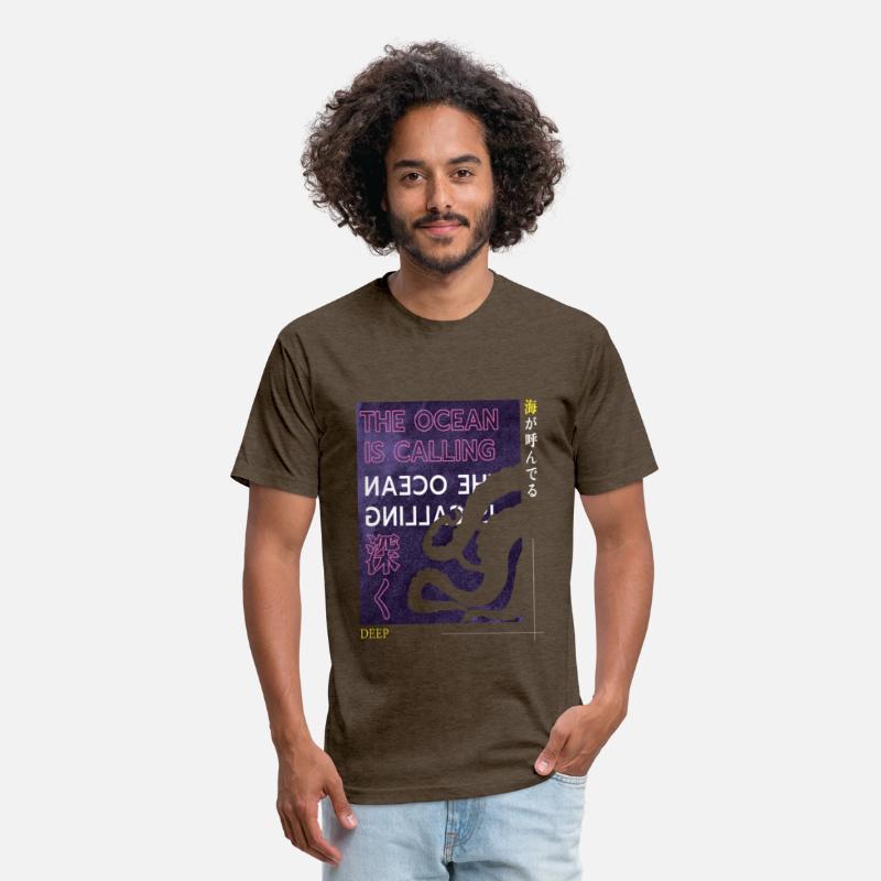 Ocean Calling Japanese Street Graphic T-shirt