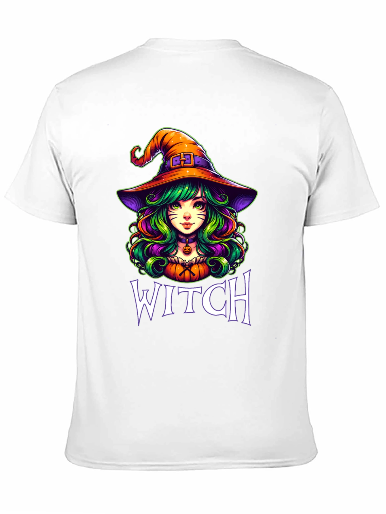 Witch Graphic T-Shirt Halloween Apparel