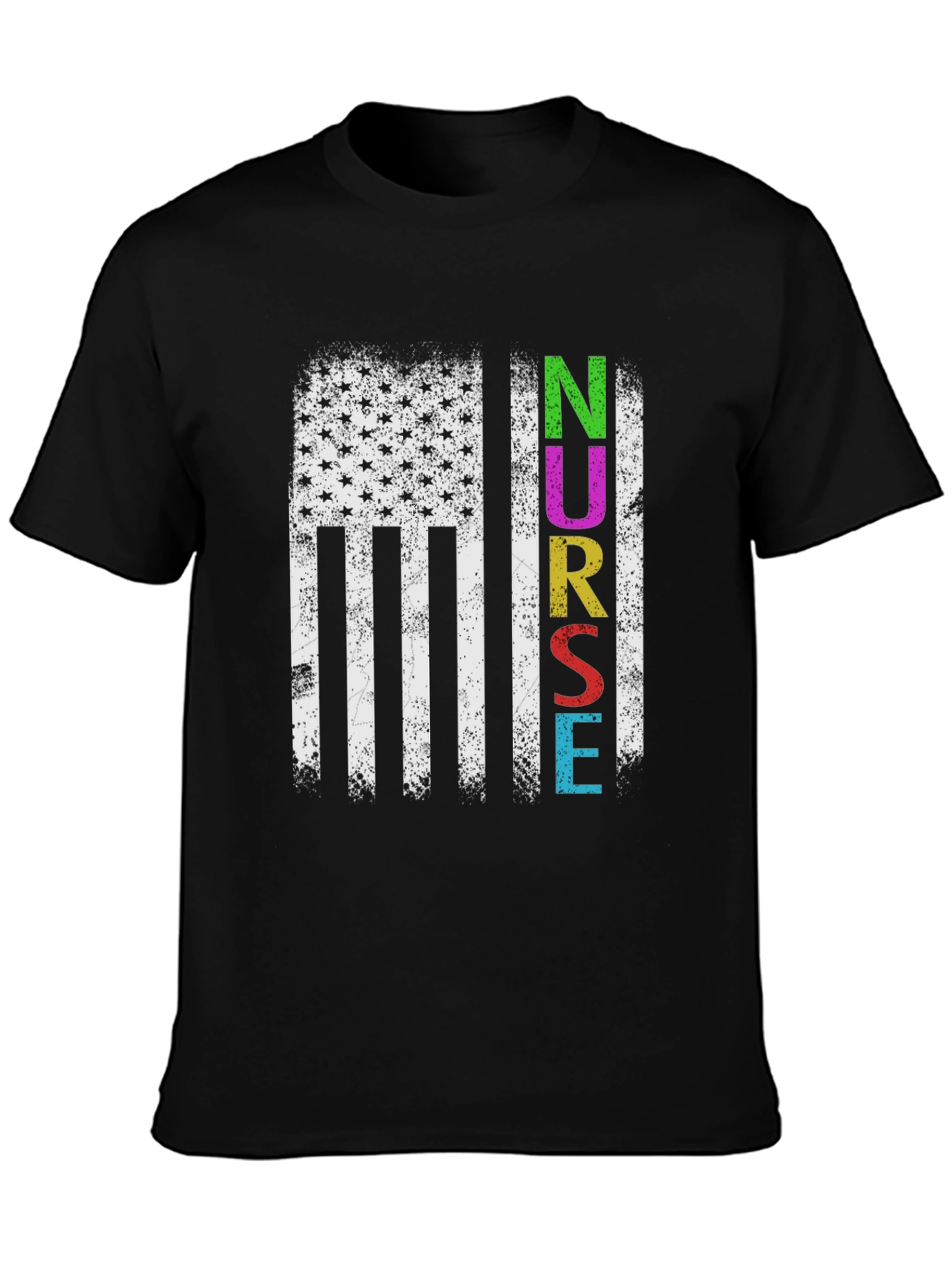 Nurse American Flag T-Shirt