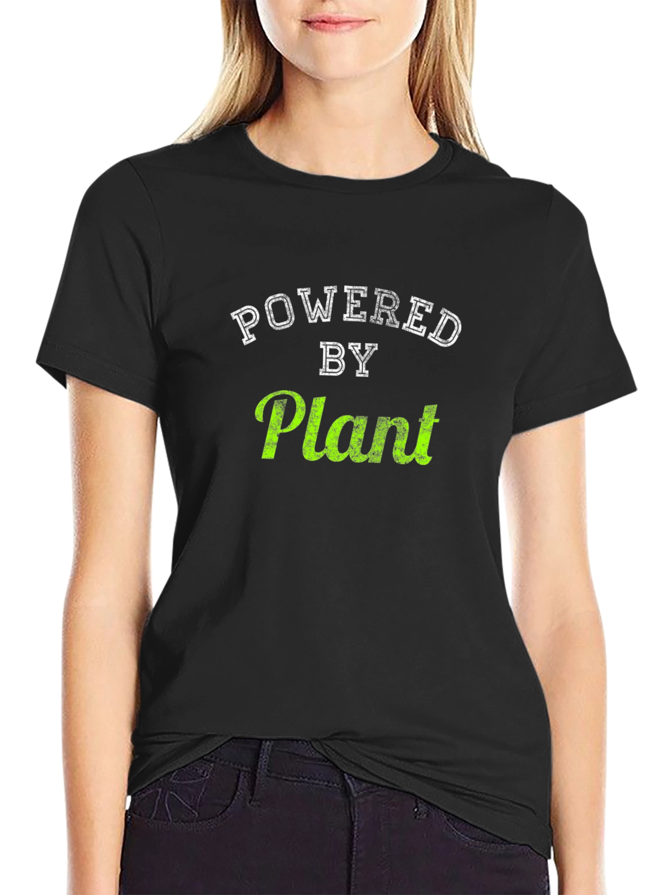 Powered by Plant T-Shirt - Vegan Lifestyle