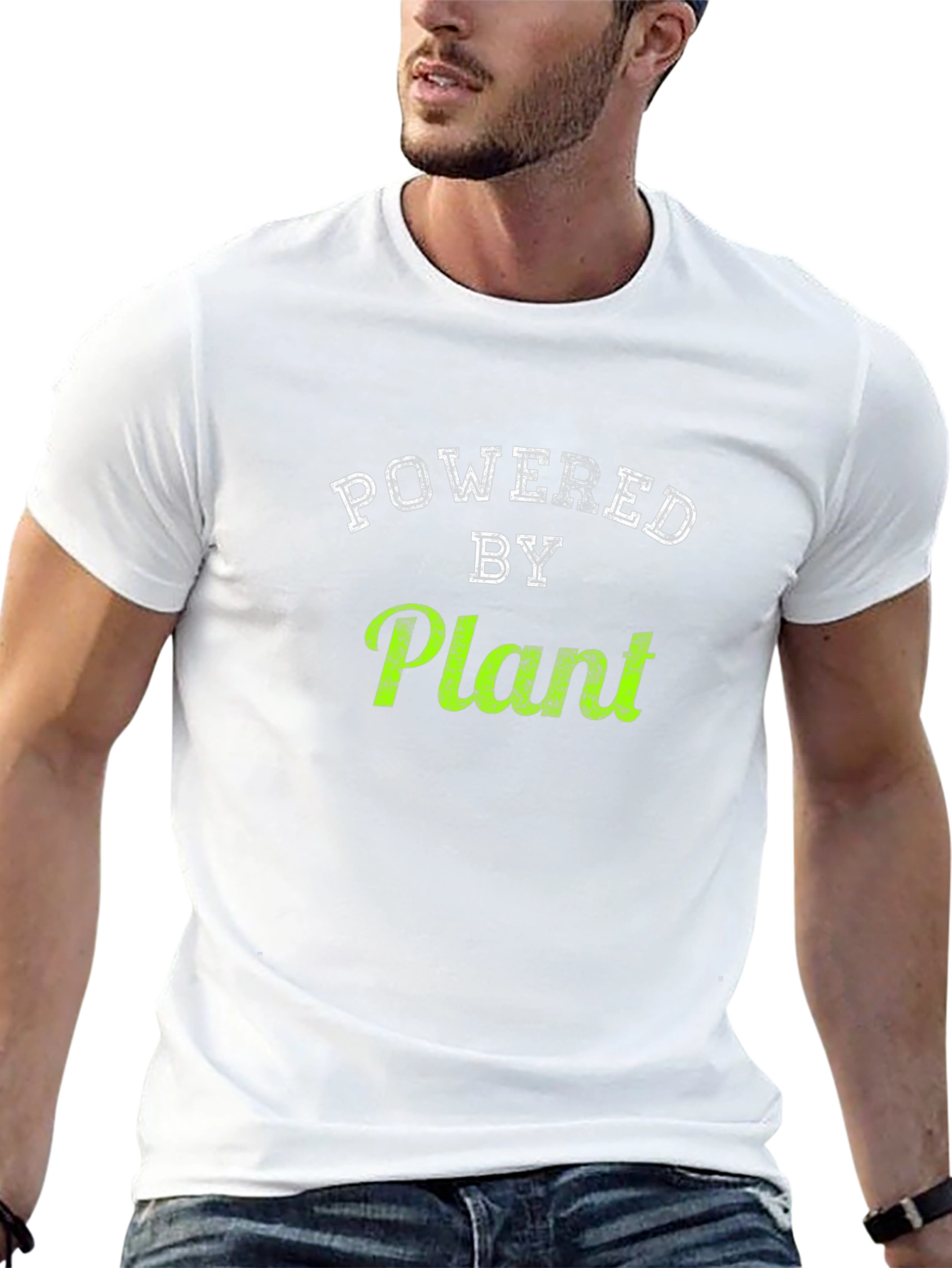 Powered by Plant T-Shirt - Vegan Lifestyle