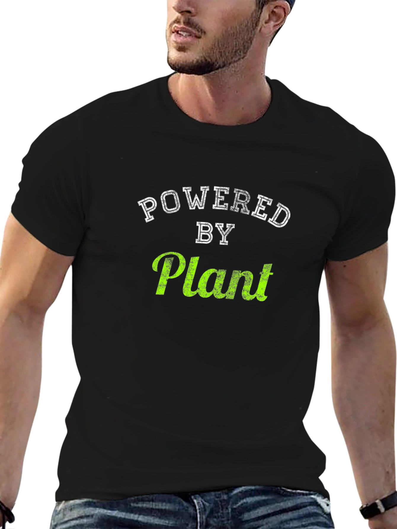 Powered by Plant T-Shirt - Vegan Lifestyle