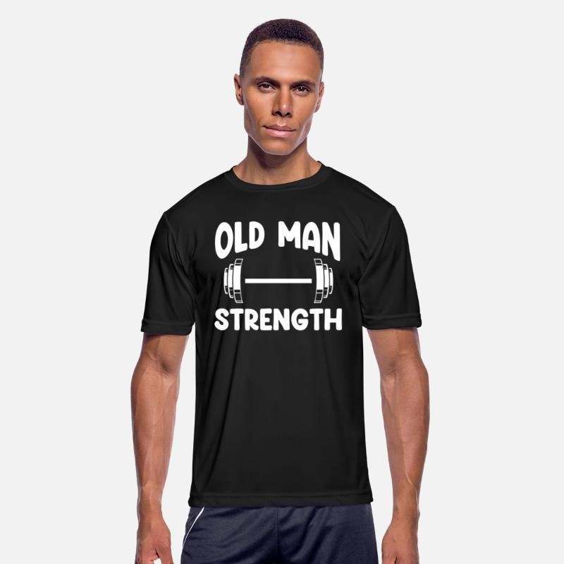 Old Man Strength Powerlifting Grandpa Fitness