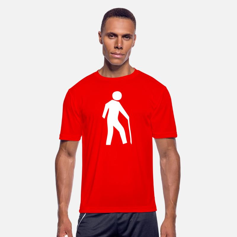 Old Man With A Walking Stick