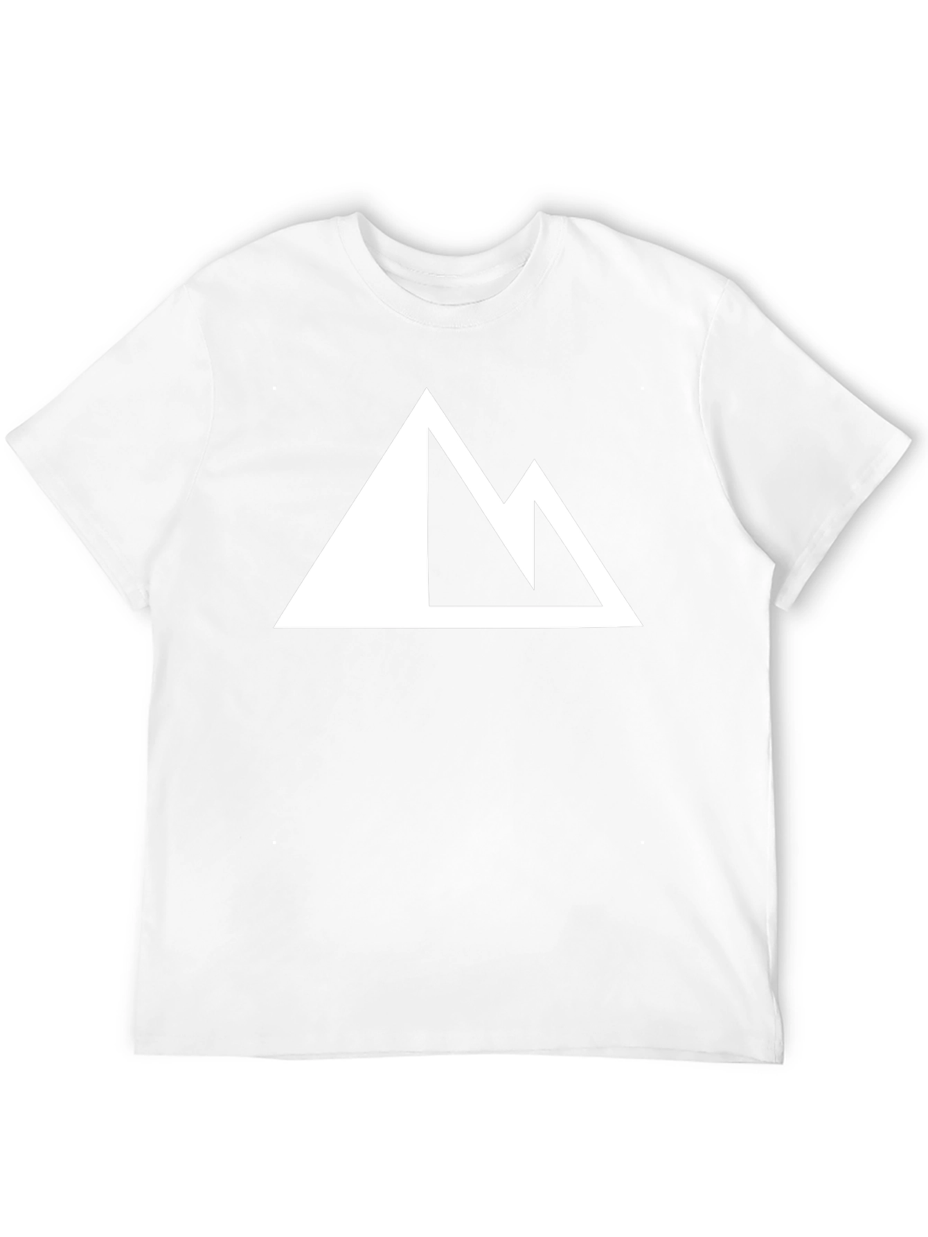 Mountain Peak Graphic Tee - Casual Black T-Shirt