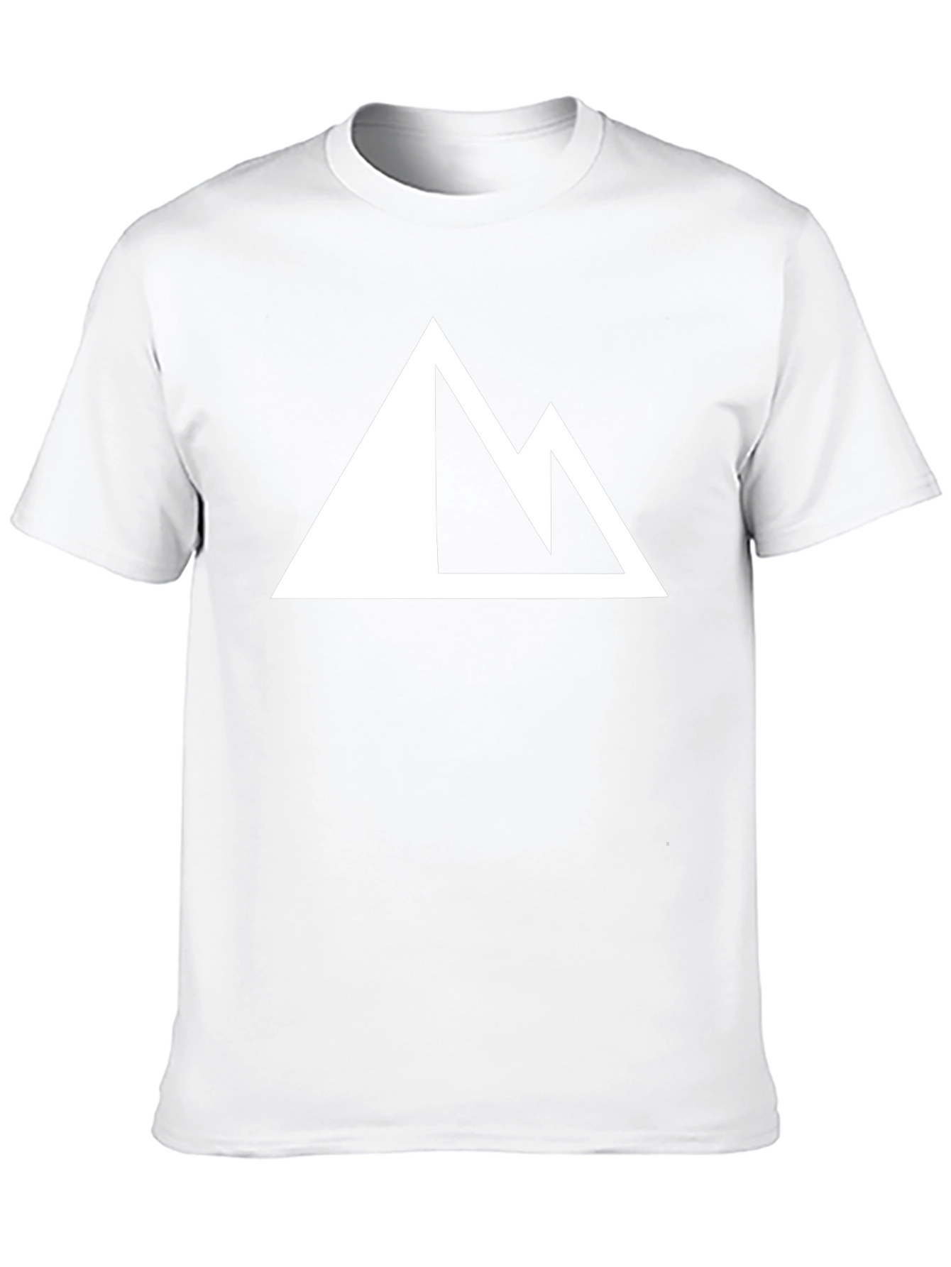 Mountain Peak Graphic Tee - Casual Black T-Shirt