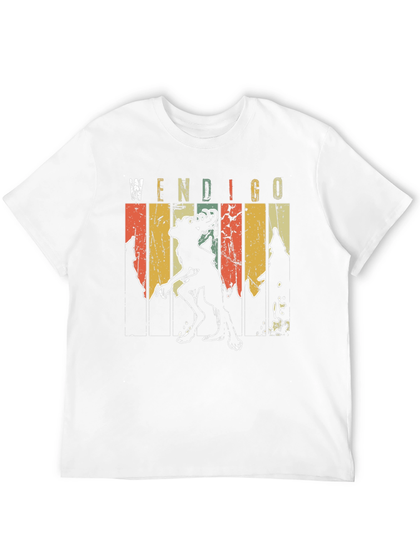Wendigo Retro Graphic Tee - Black