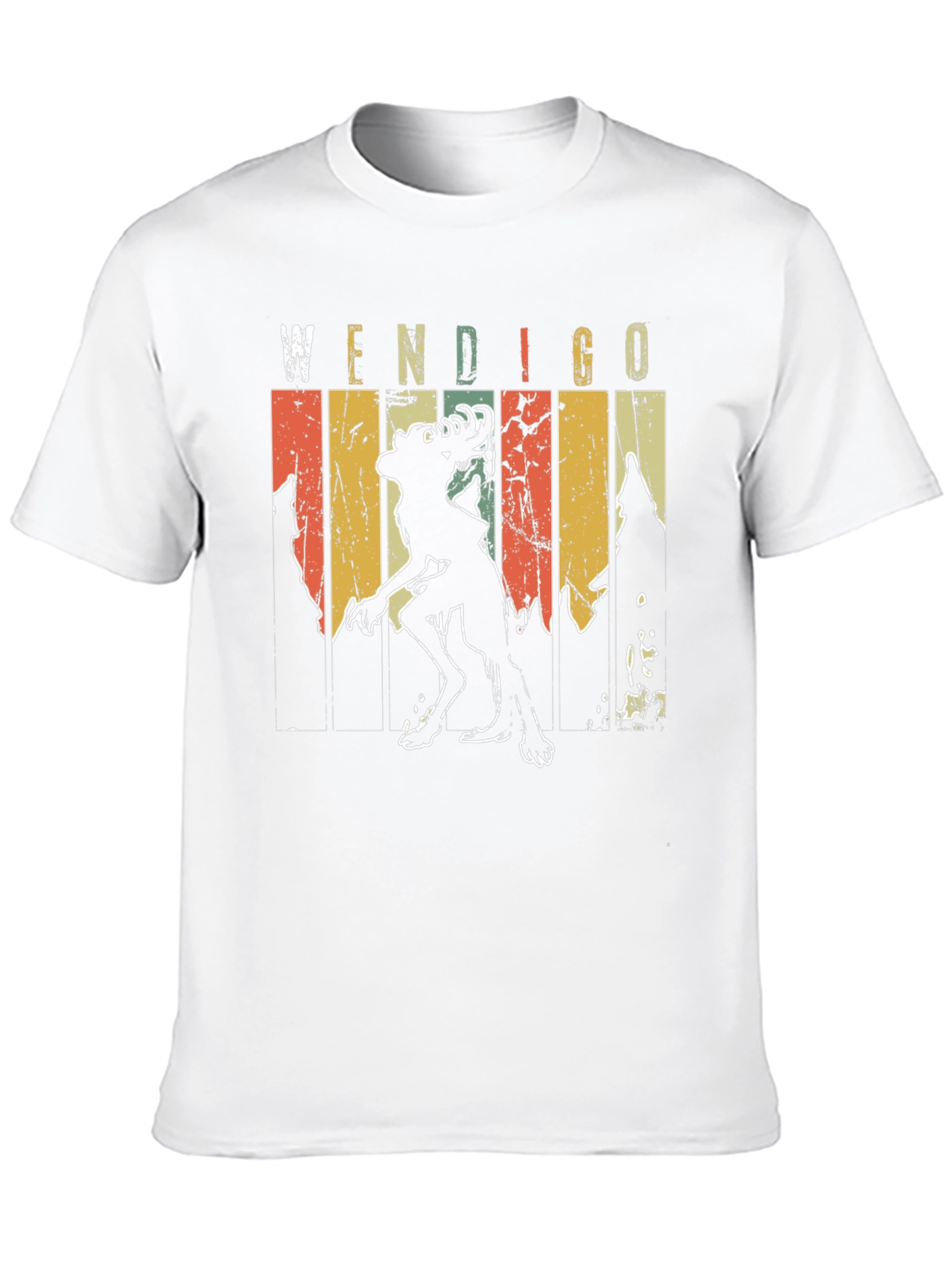 Wendigo Retro Graphic Tee - Black