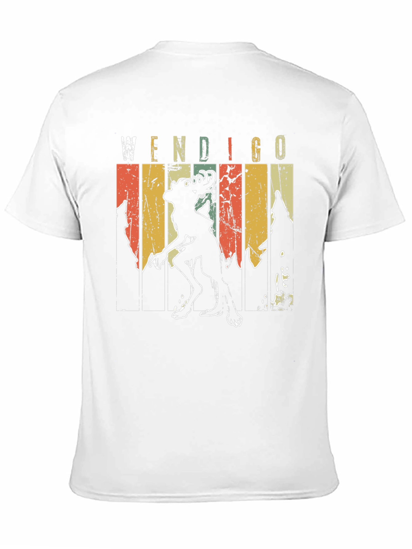 Wendigo Retro Graphic Tee - Black
