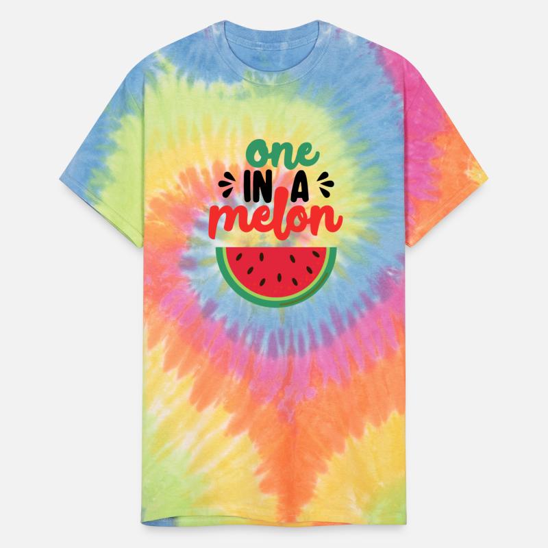 One in a Melon Red & Green Watermelon Design