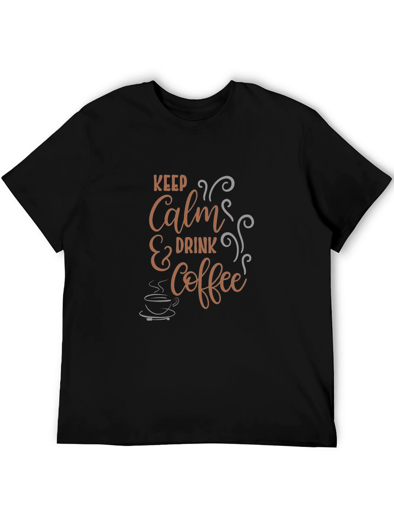 Keep Calm & Drink Coffee Black Tee