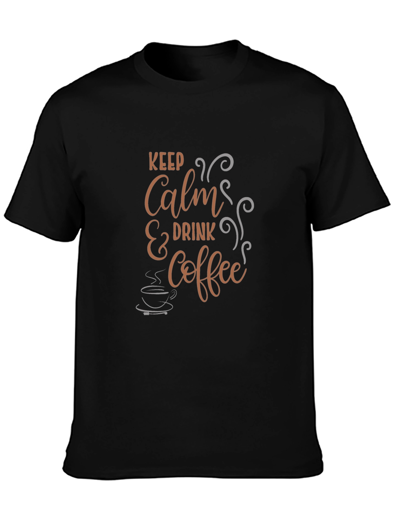 Keep Calm & Drink Coffee Black Tee