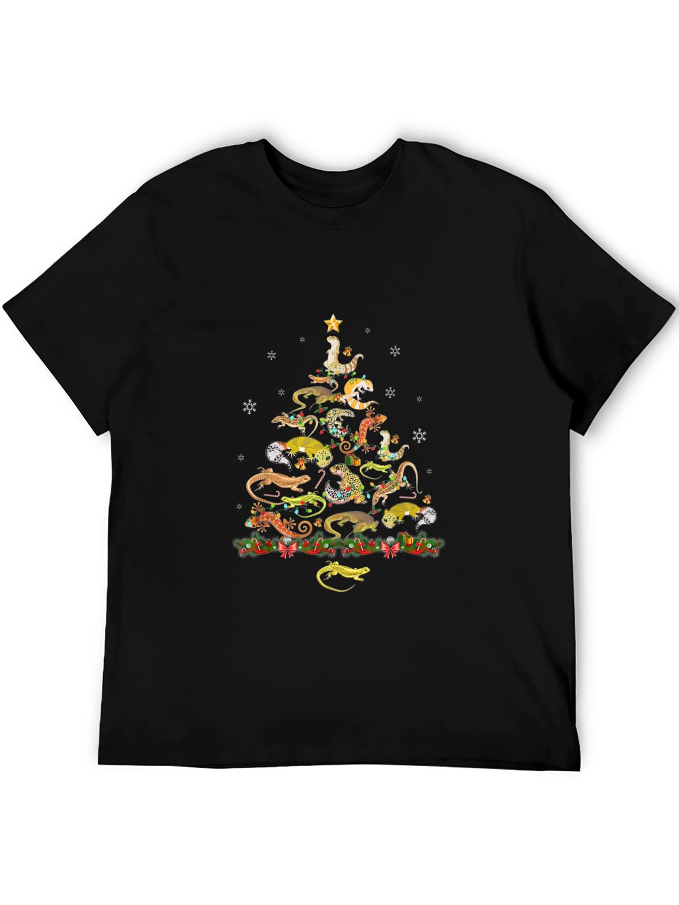 Gecko Christmas Tree T-Shirt