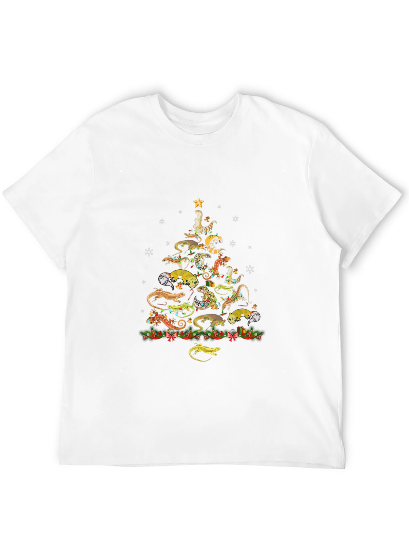 Gecko Christmas Tree T-Shirt