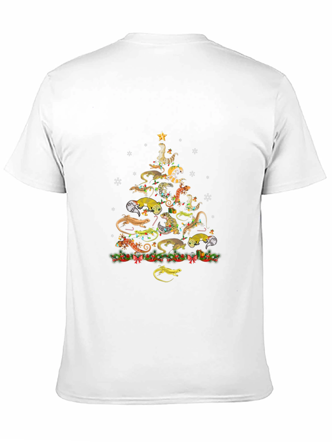 Gecko Christmas Tree T-Shirt