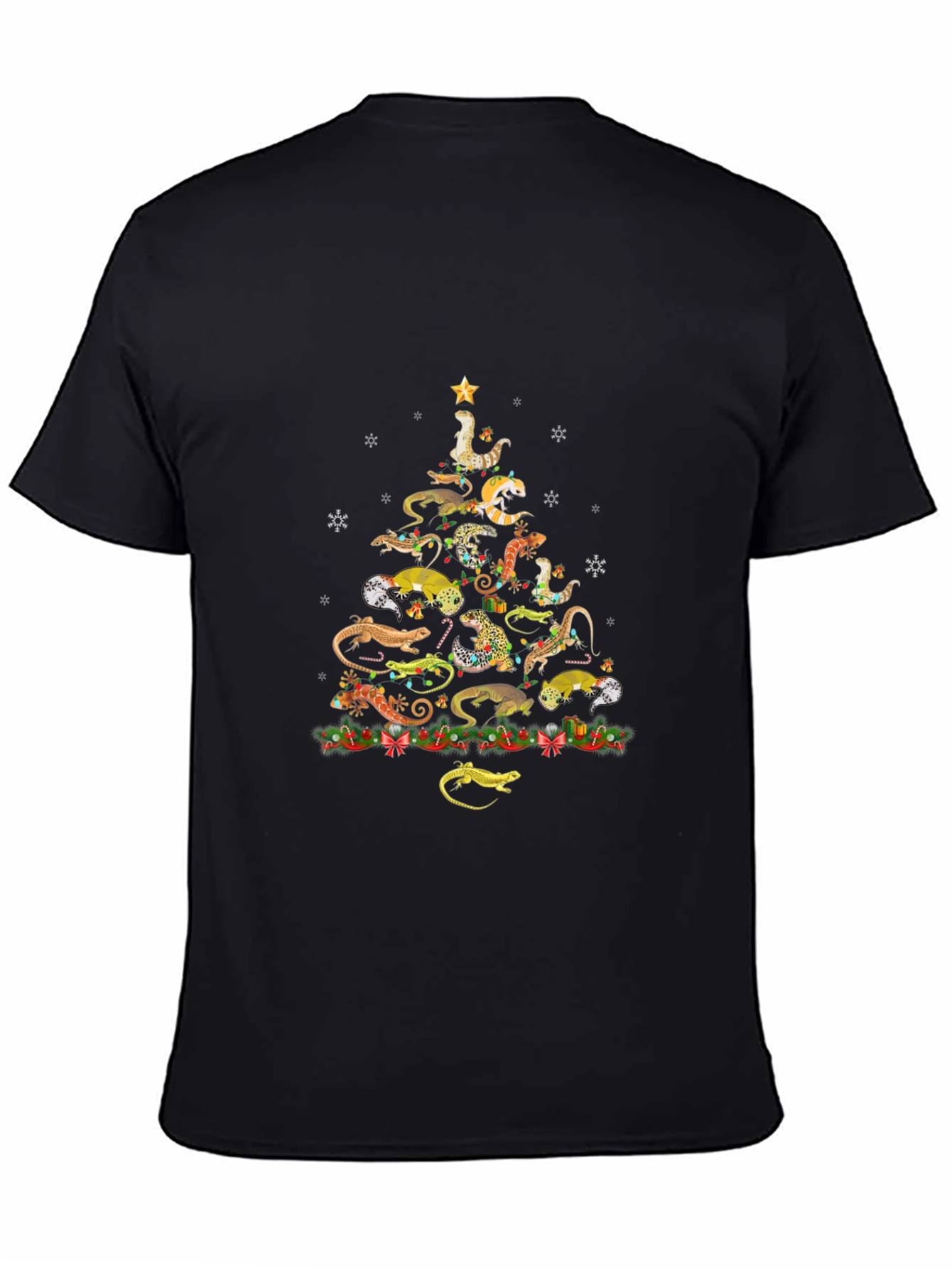 Gecko Christmas Tree T-Shirt