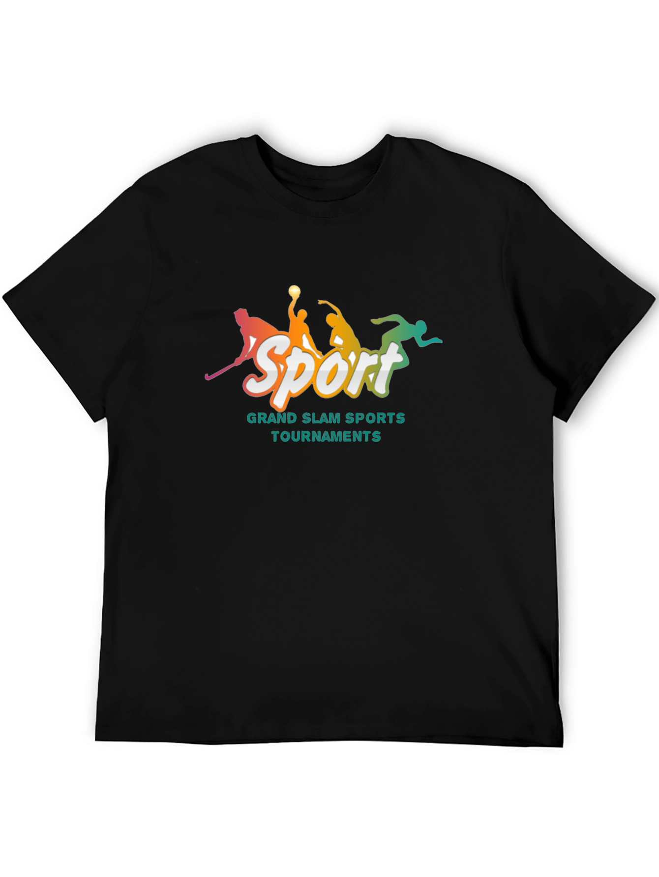 Grand Slam Sports Tournaments Black T-Shirt