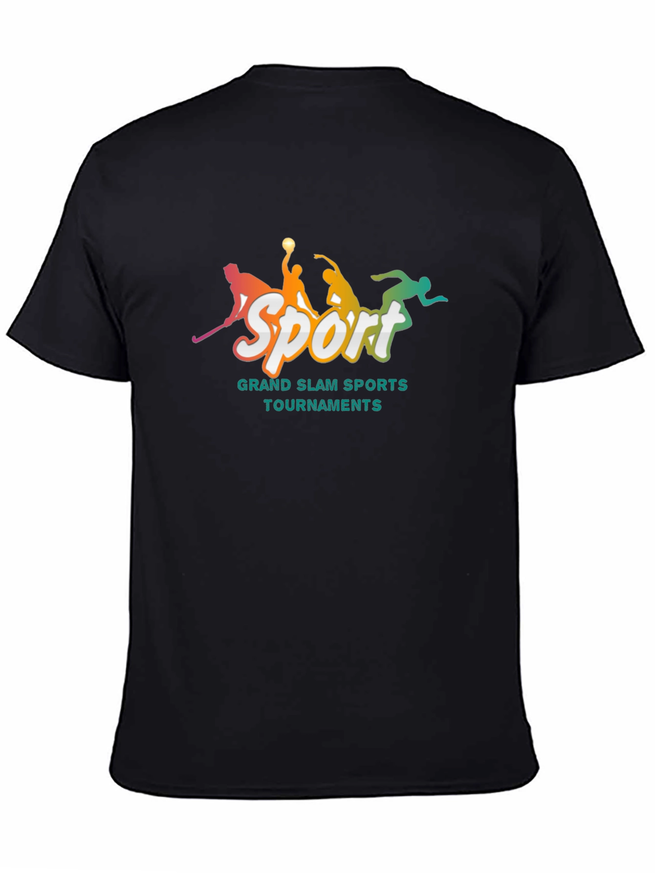 Grand Slam Sports Tournaments Black T-Shirt