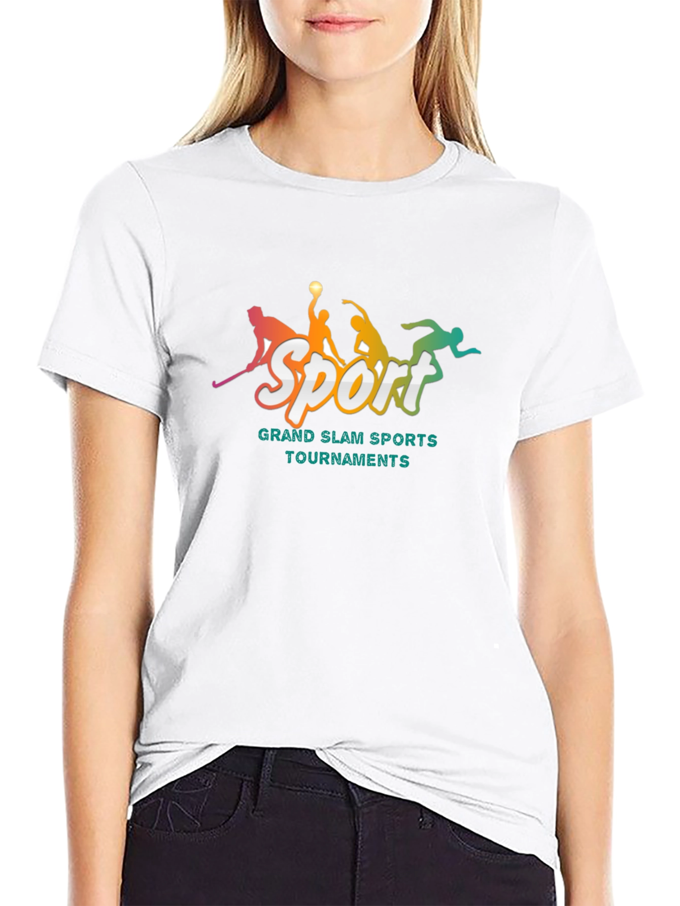 Grand Slam Sports Tournaments Black T-Shirt