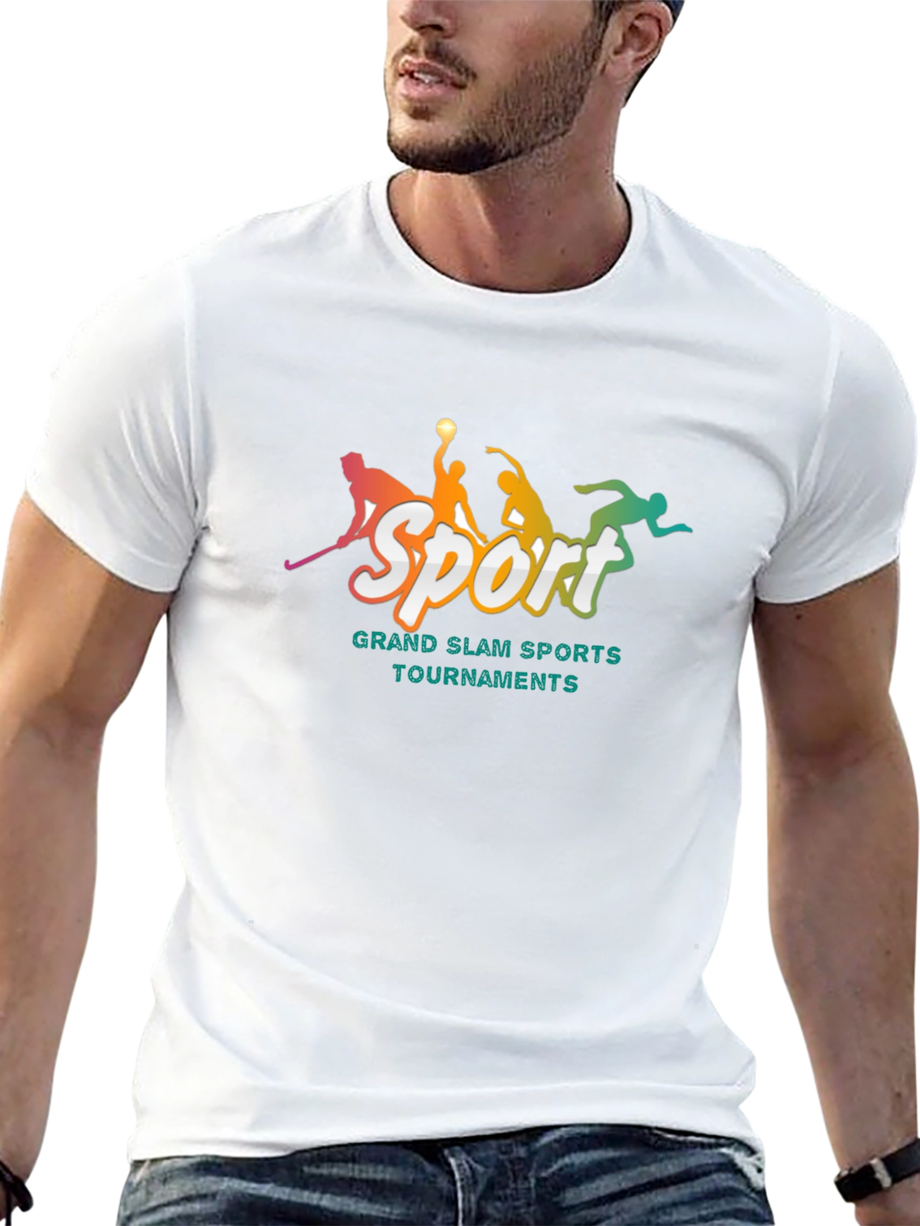 Grand Slam Sports Tournaments Black T-Shirt