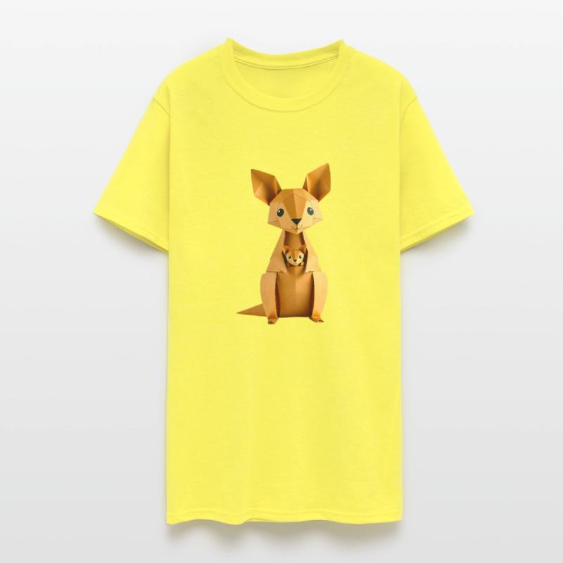 Origami Kangaroo with Baby Design