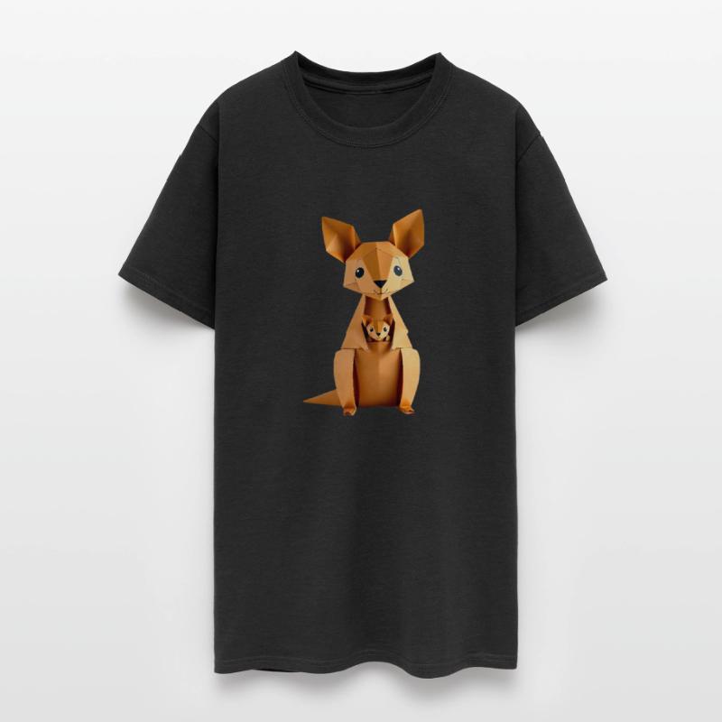 Origami Kangaroo with Baby Design