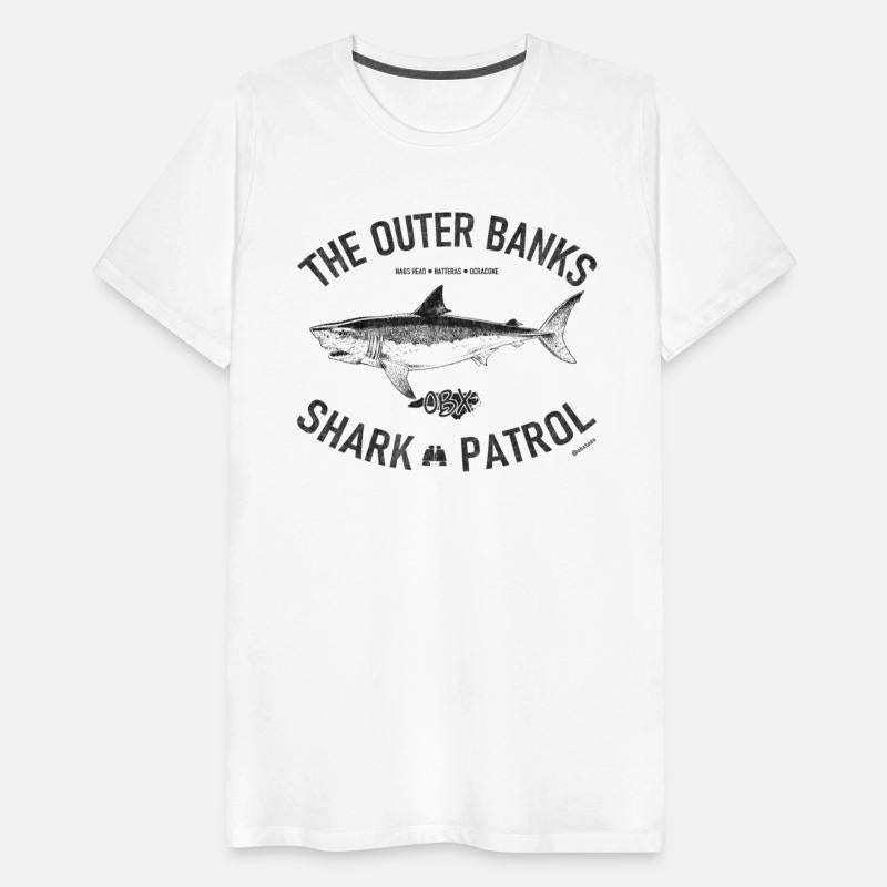Outer Banks Shark Patrol OBX Vintage Black