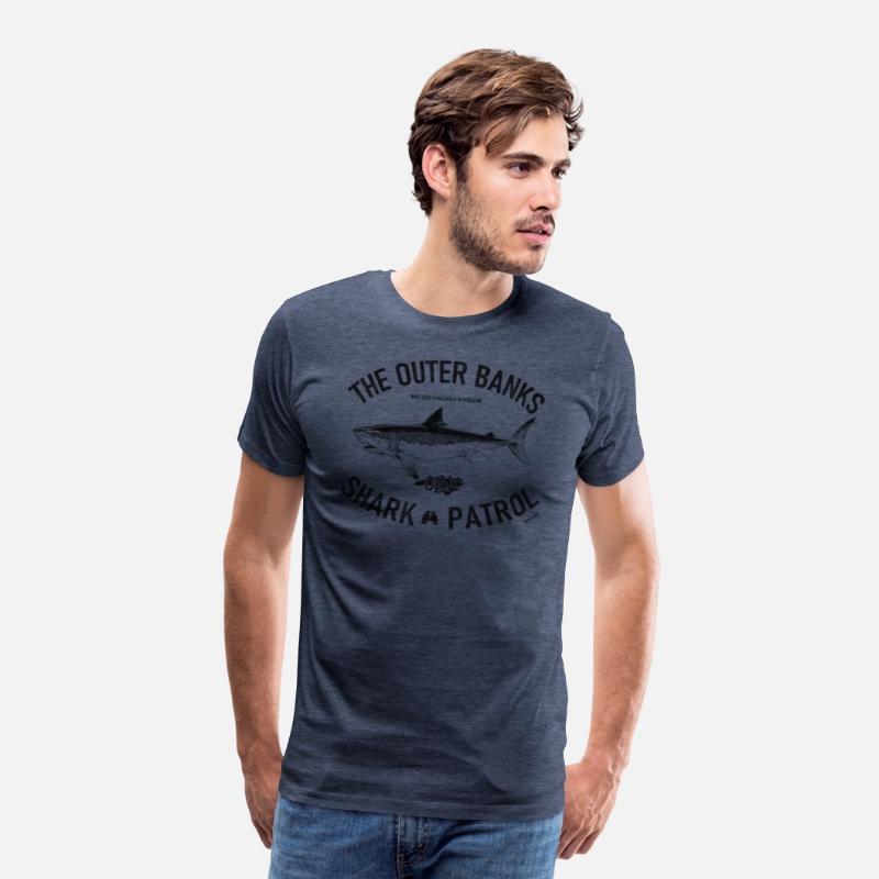 Outer Banks Shark Patrol OBX Vintage Black