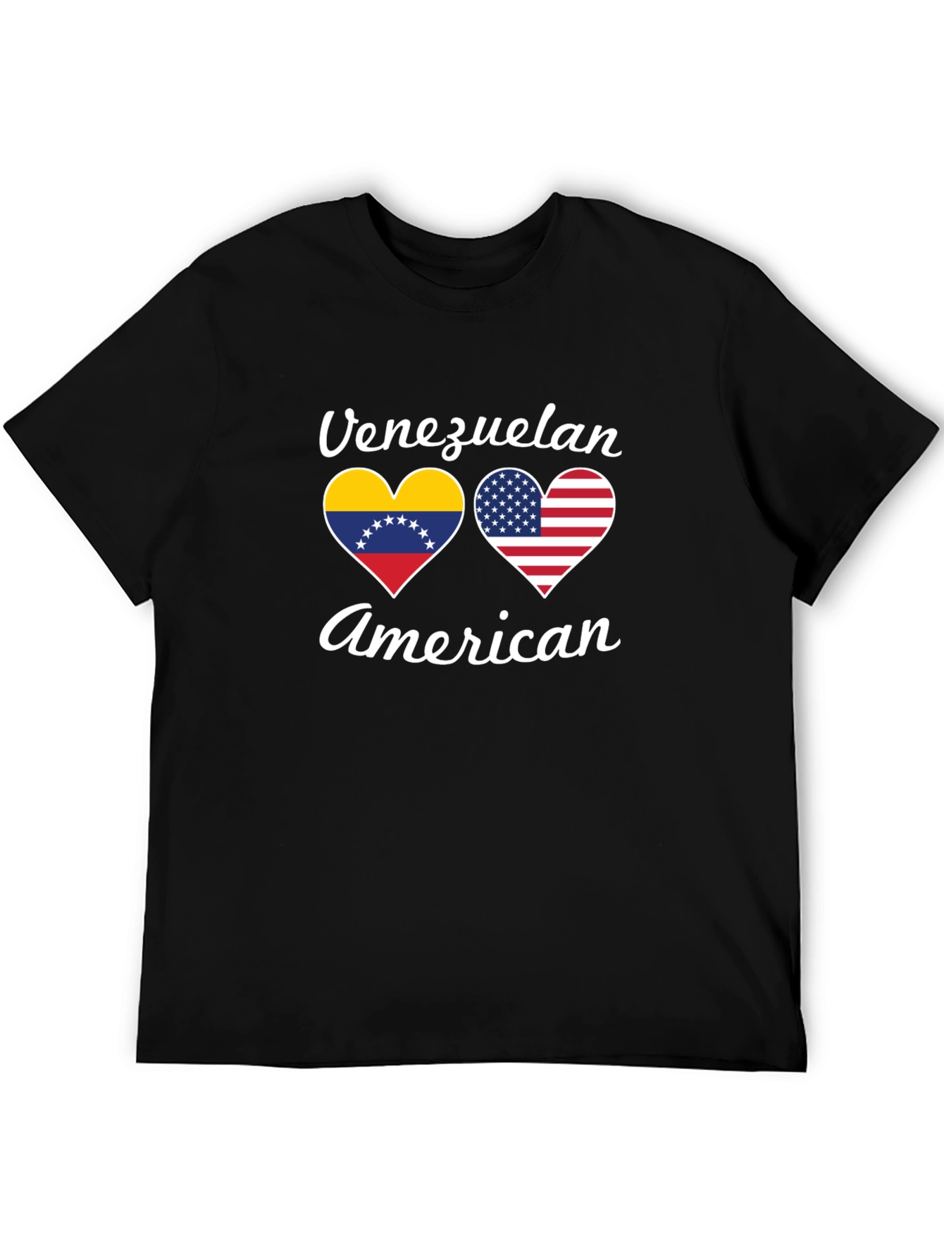 Venezuelan American Heart Flag T-Shirt