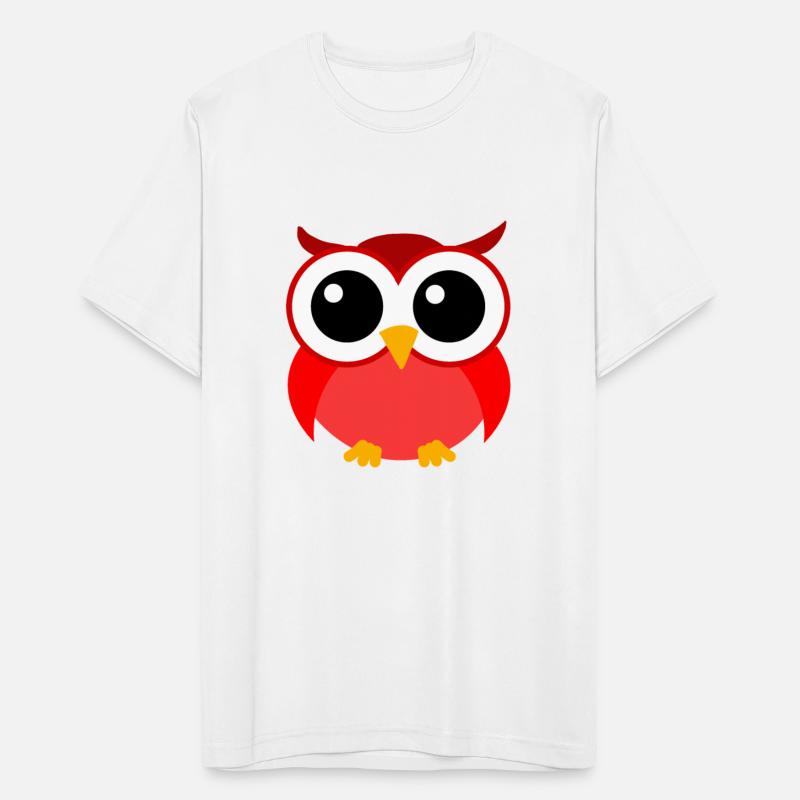 Owl Cartoon Nocturnal Predator Bird Funny Bird