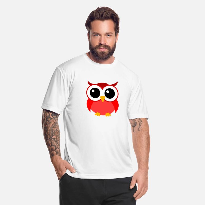 Owl Cartoon Nocturnal Predator Bird Funny Bird