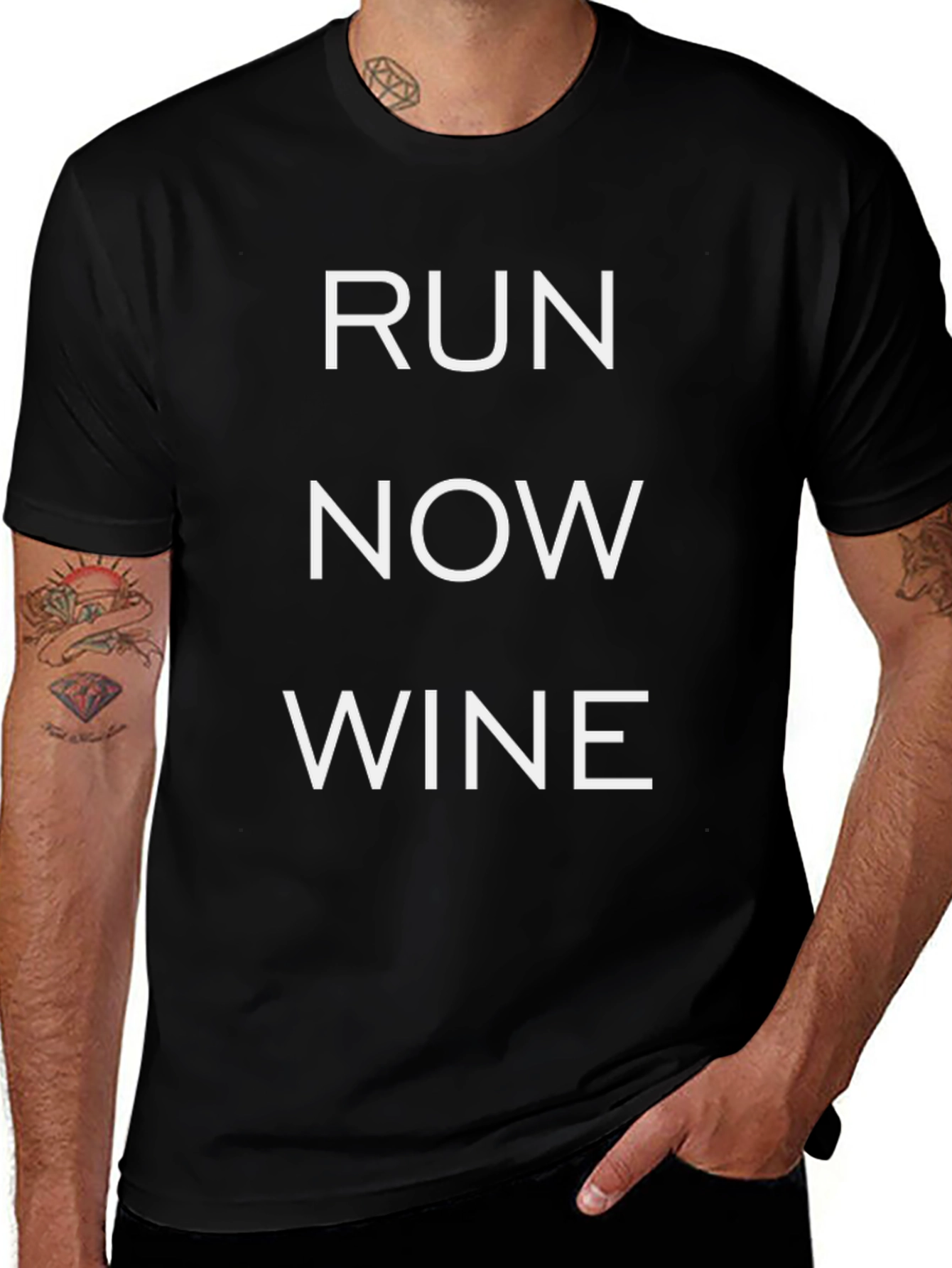 Run Now Wine Later Graphic Tee