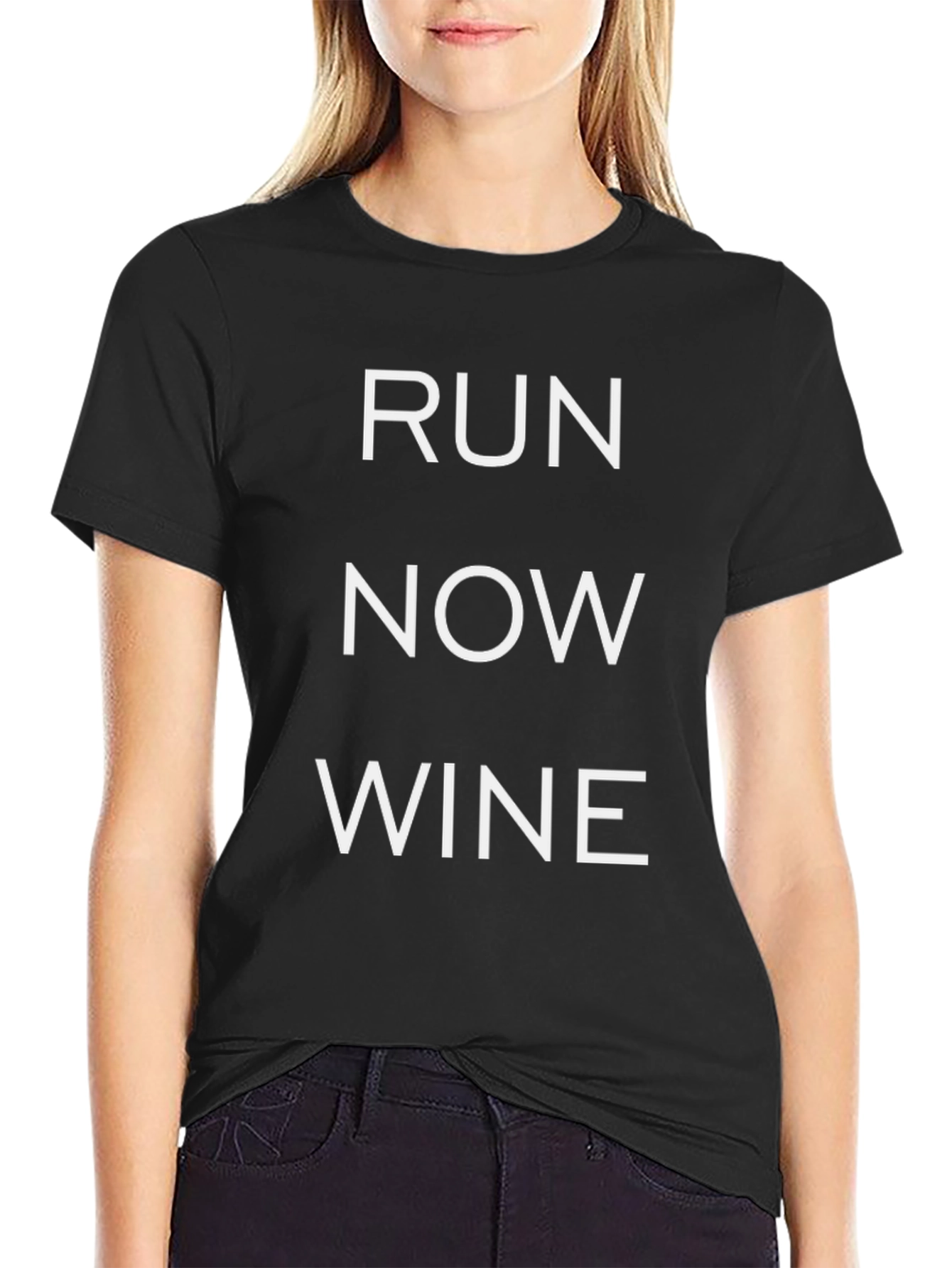 Run Now Wine Later Graphic Tee