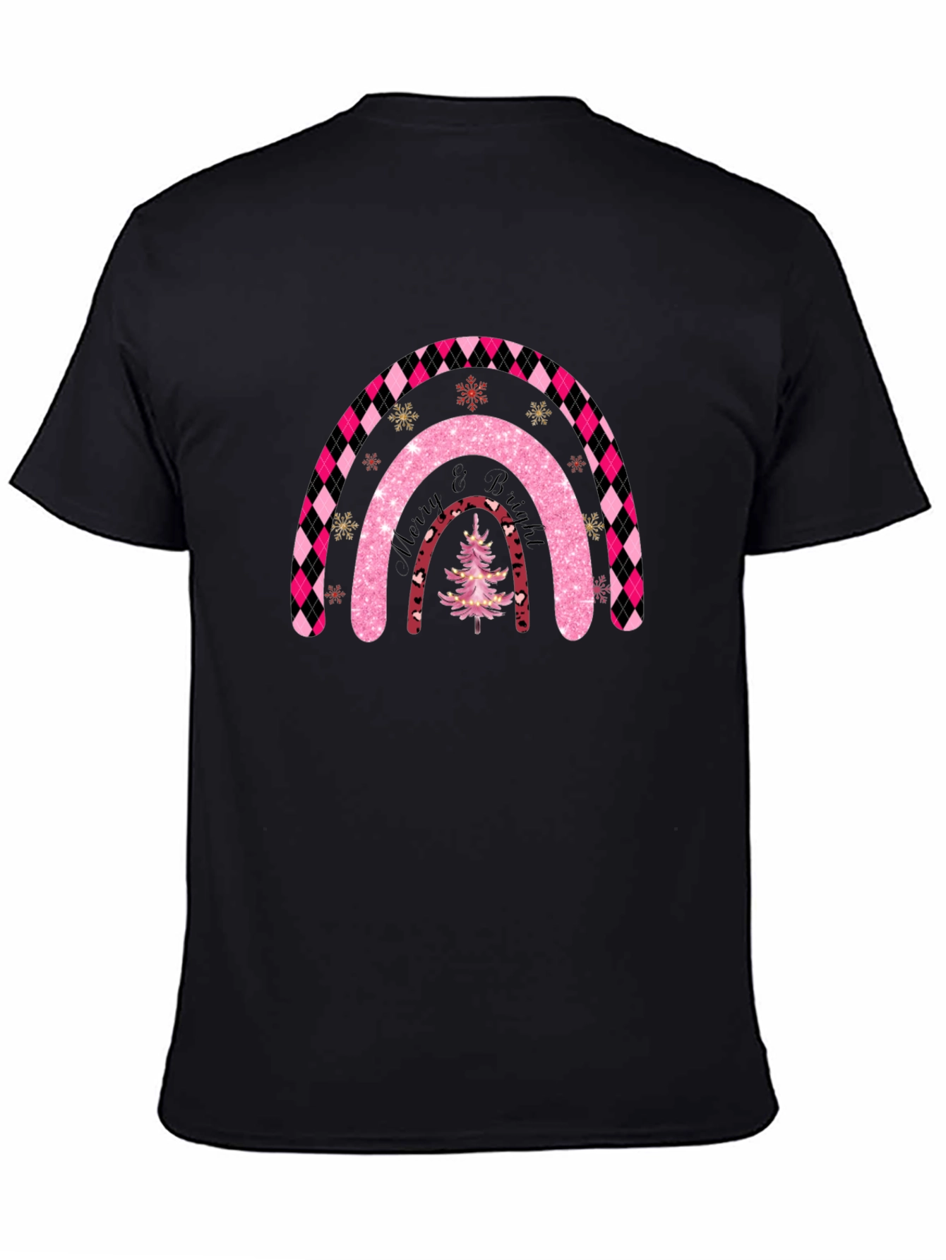 Festive Rainbow Christmas Tree T-Shirt