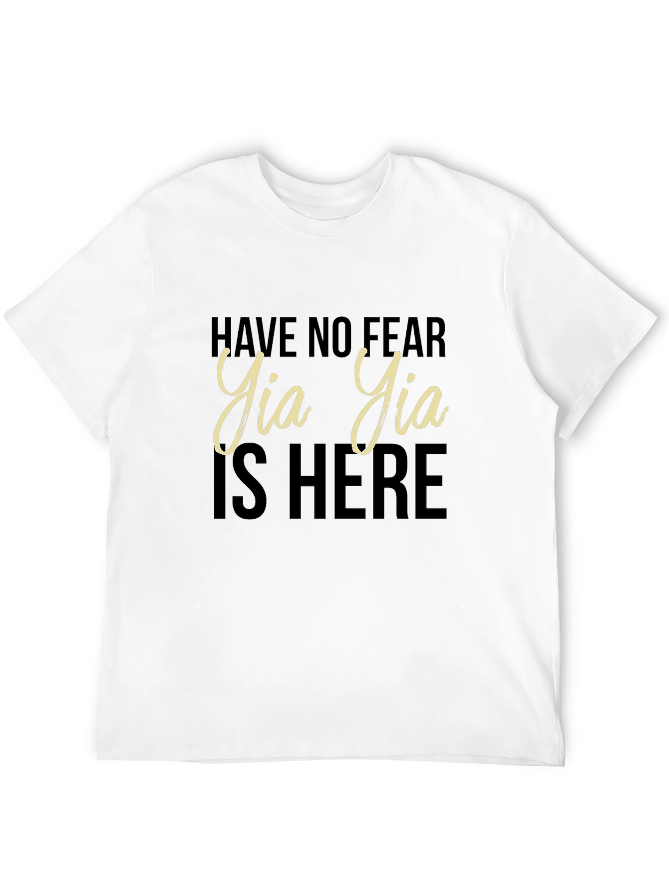 Have No Fear Yia Yia Is Here Black T-Shirt