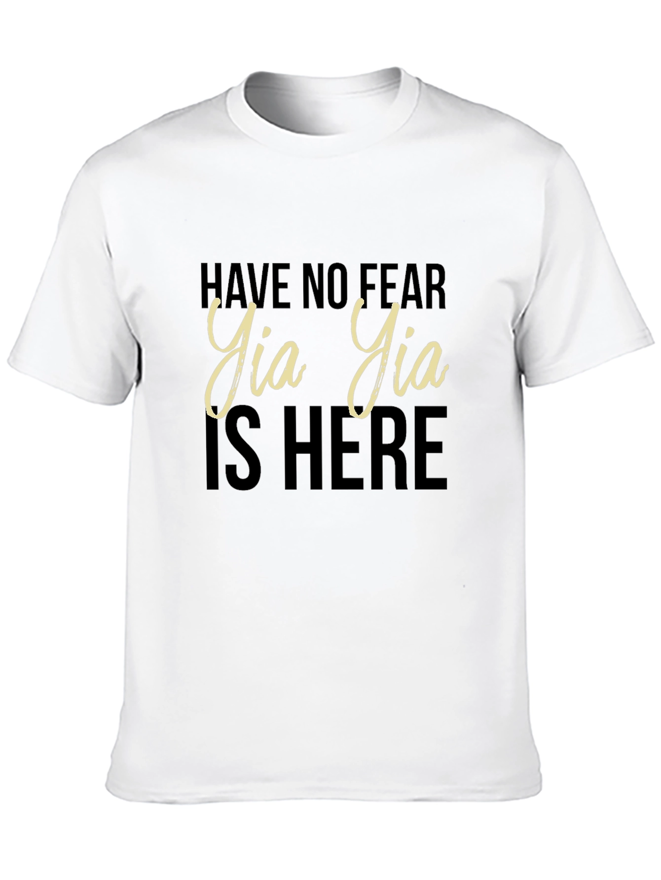 Have No Fear Yia Yia Is Here Black T-Shirt