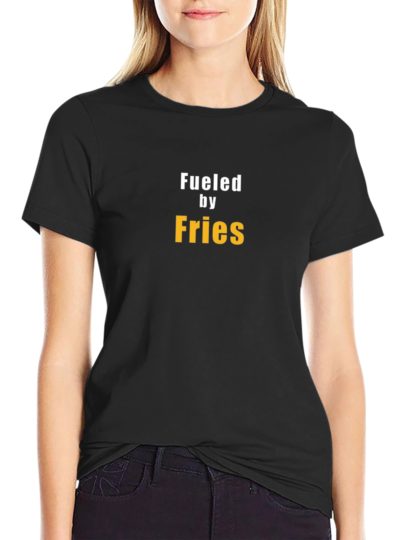 Fueled by Fries T-Shirt - Trendy Casual Wear