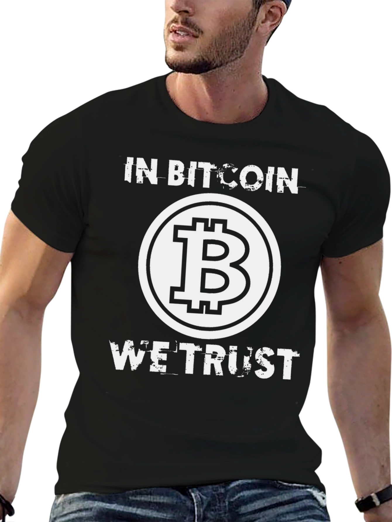 Bitcoin Crypto T-Shirt - In Bitcoin We Trust