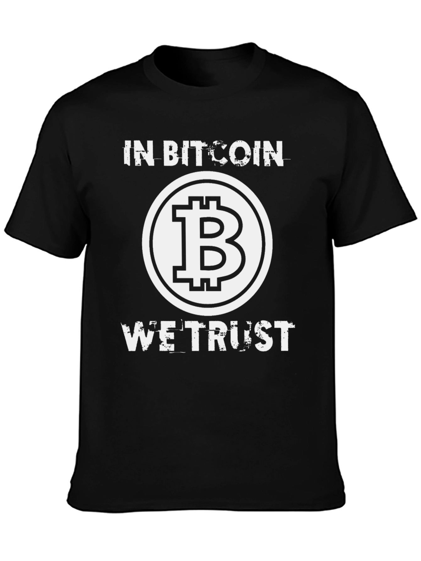 Bitcoin Crypto T-Shirt - In Bitcoin We Trust