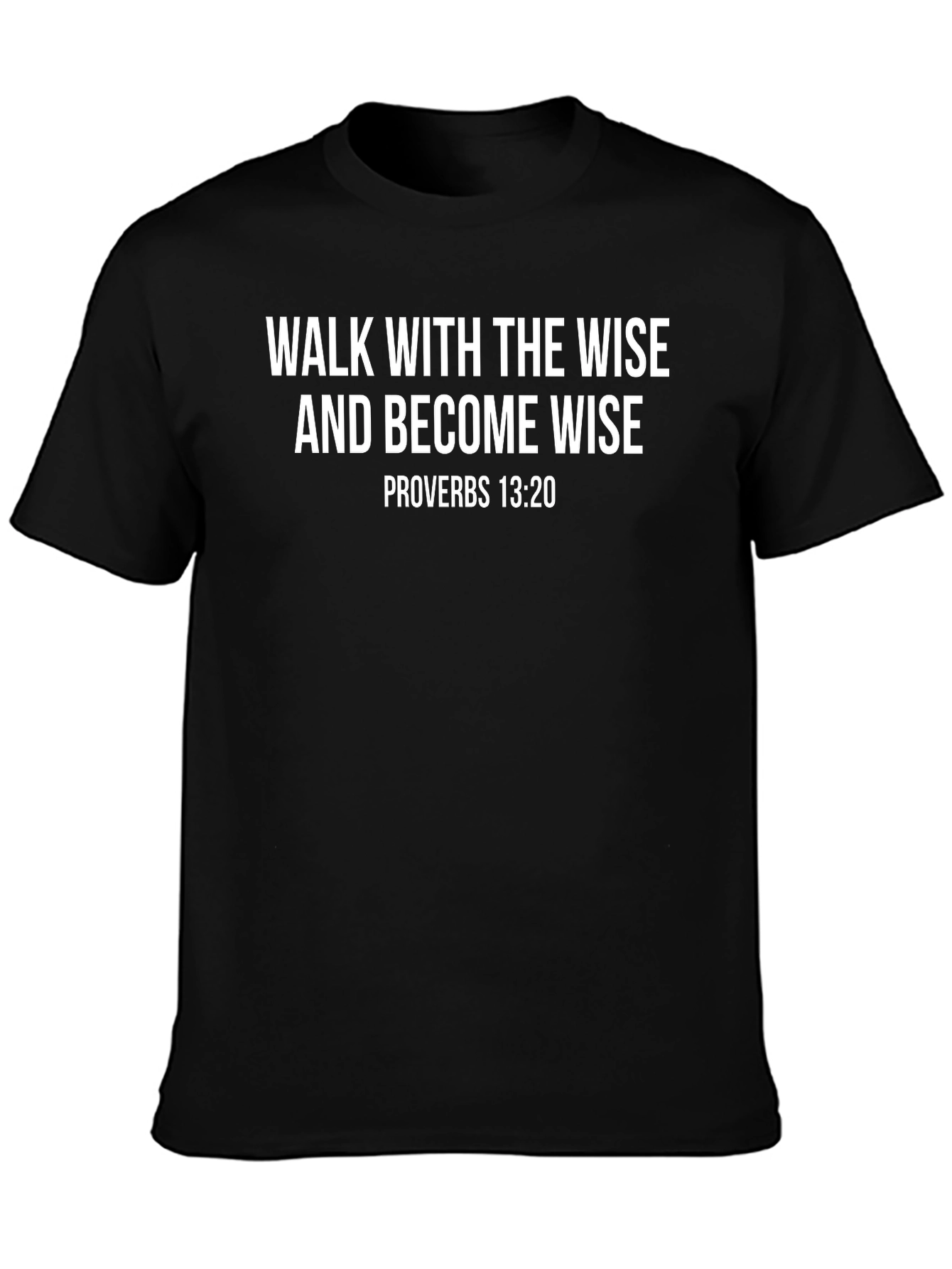 Wise Proverbs Graphic Tee - Stylish Christian Apparel