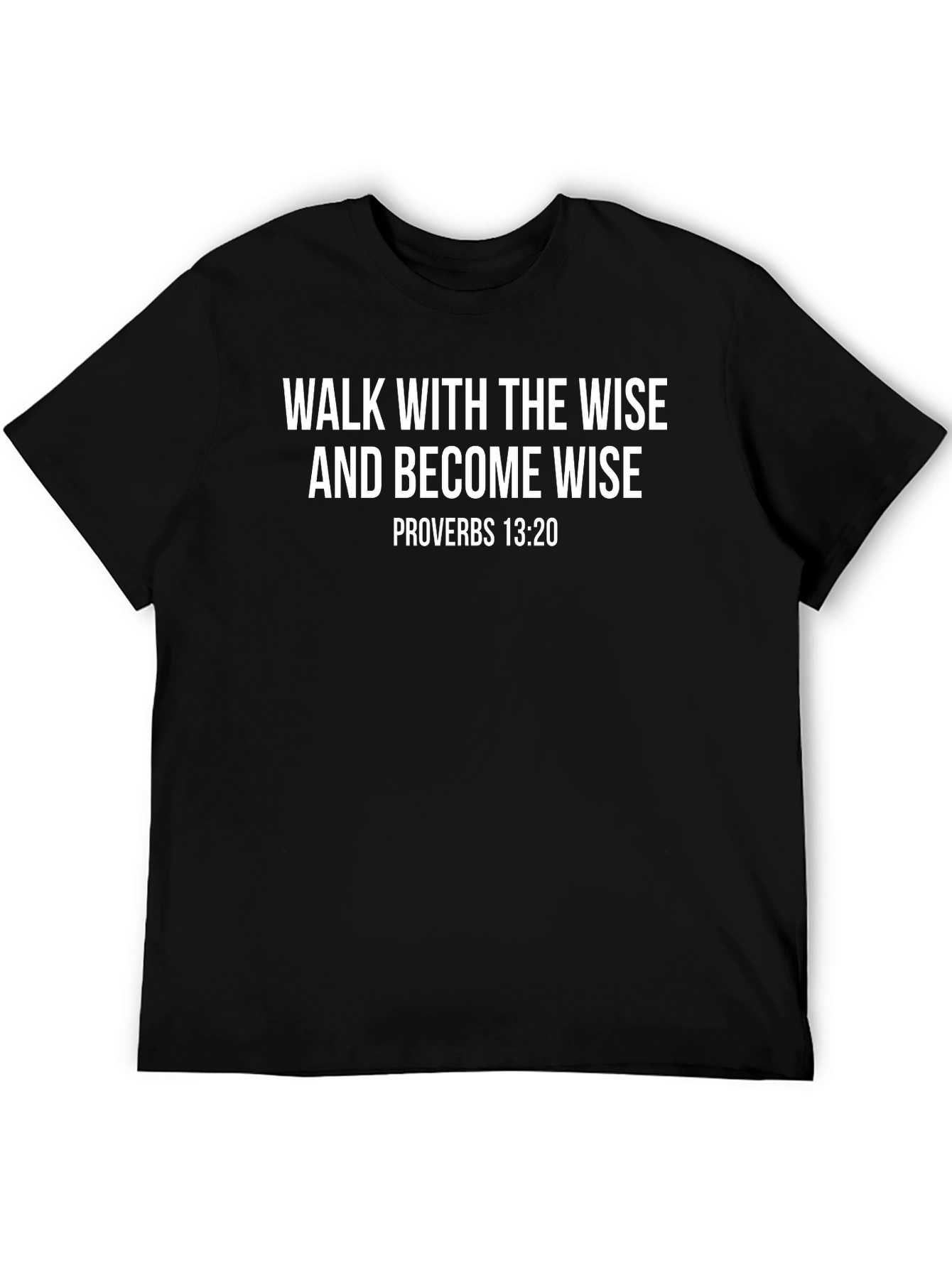 Wise Proverbs Graphic Tee - Stylish Christian Apparel