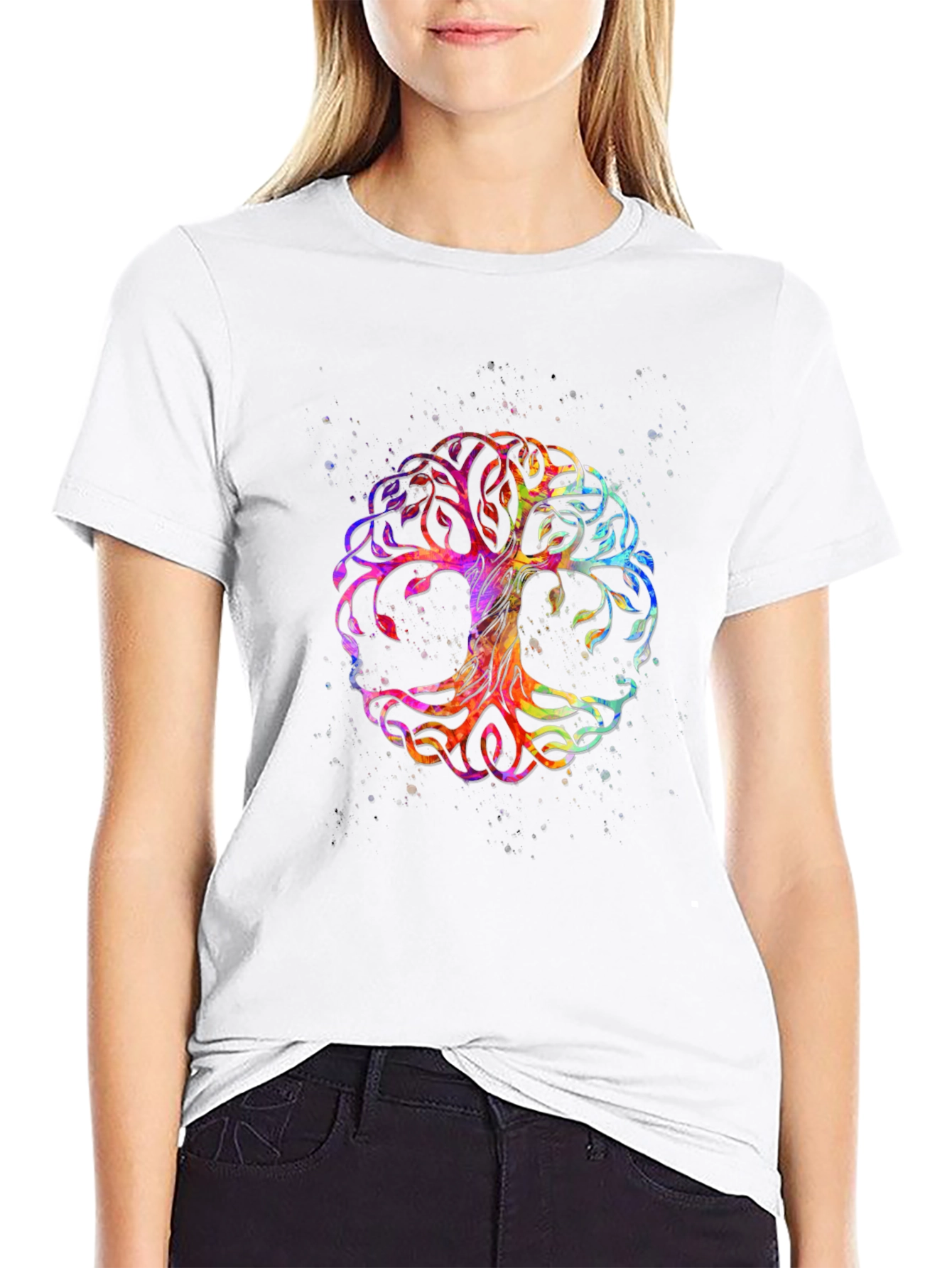 Rainbow Tree of Life Graphic Tee