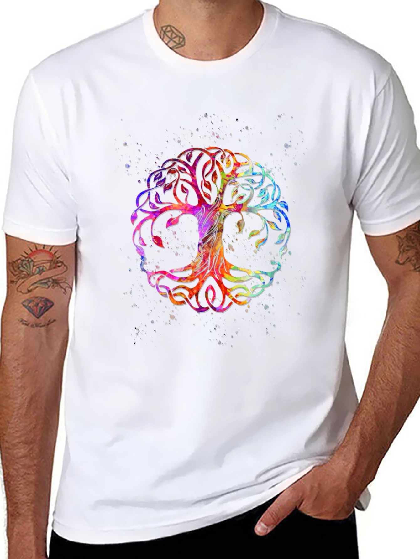 Rainbow Tree of Life Graphic Tee