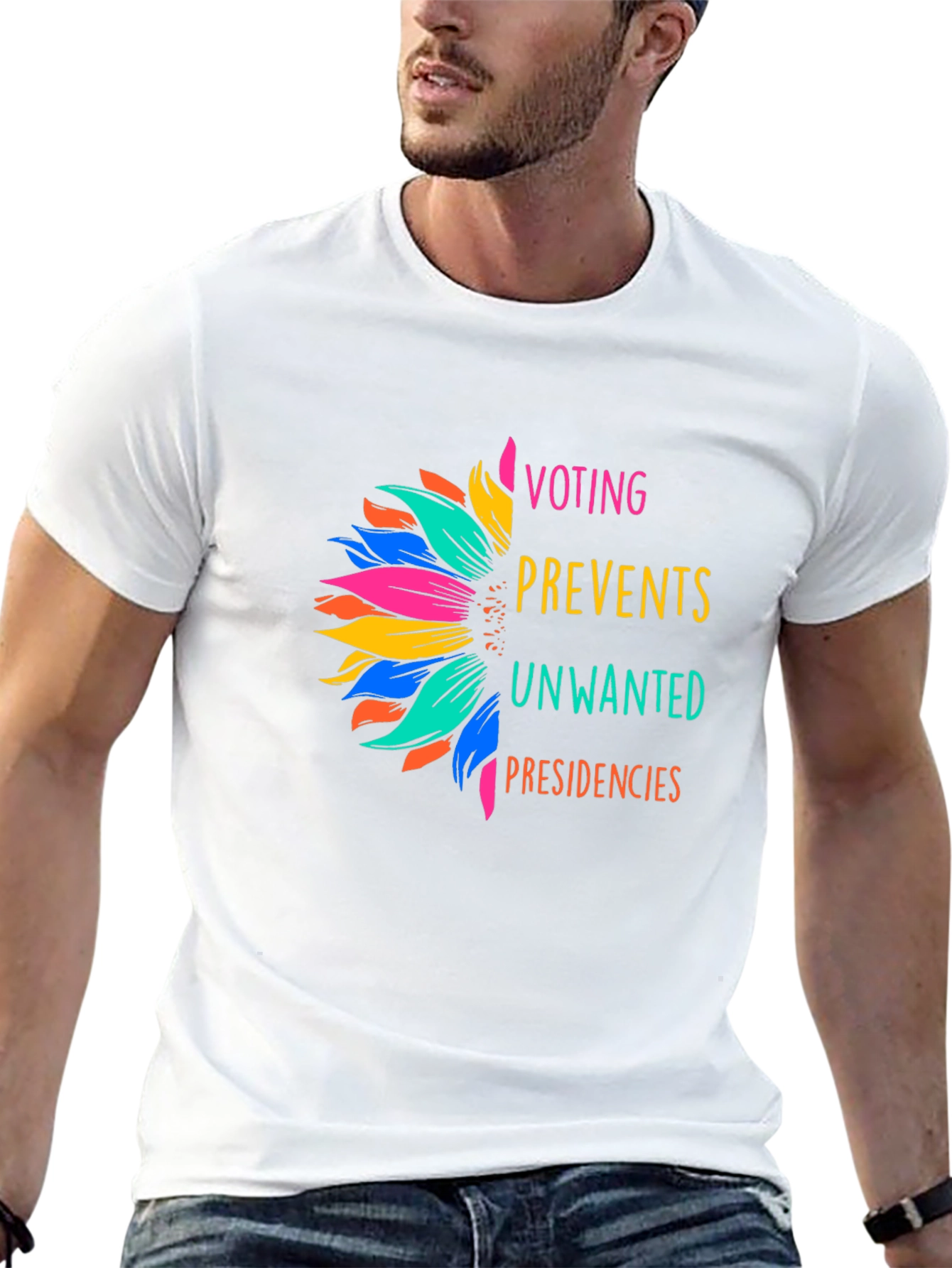Voting Sunflower Graphic Tee