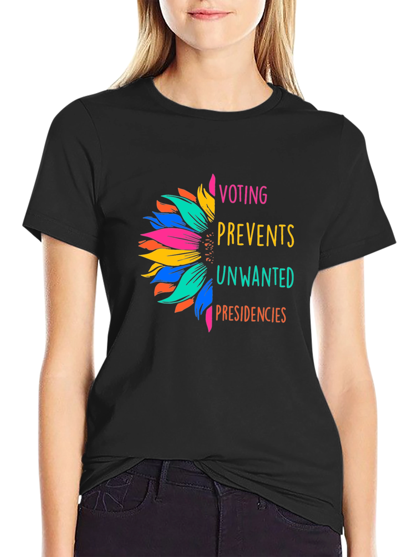 Voting Sunflower Graphic Tee