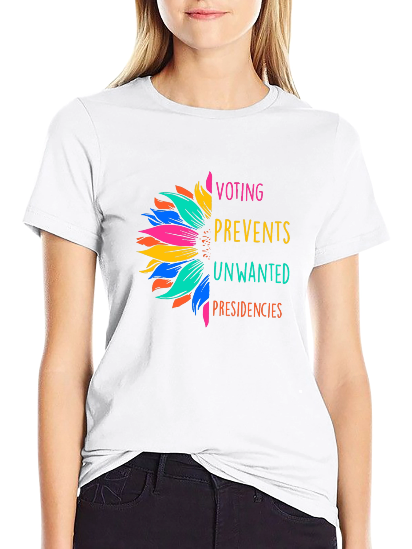 Voting Sunflower Graphic Tee