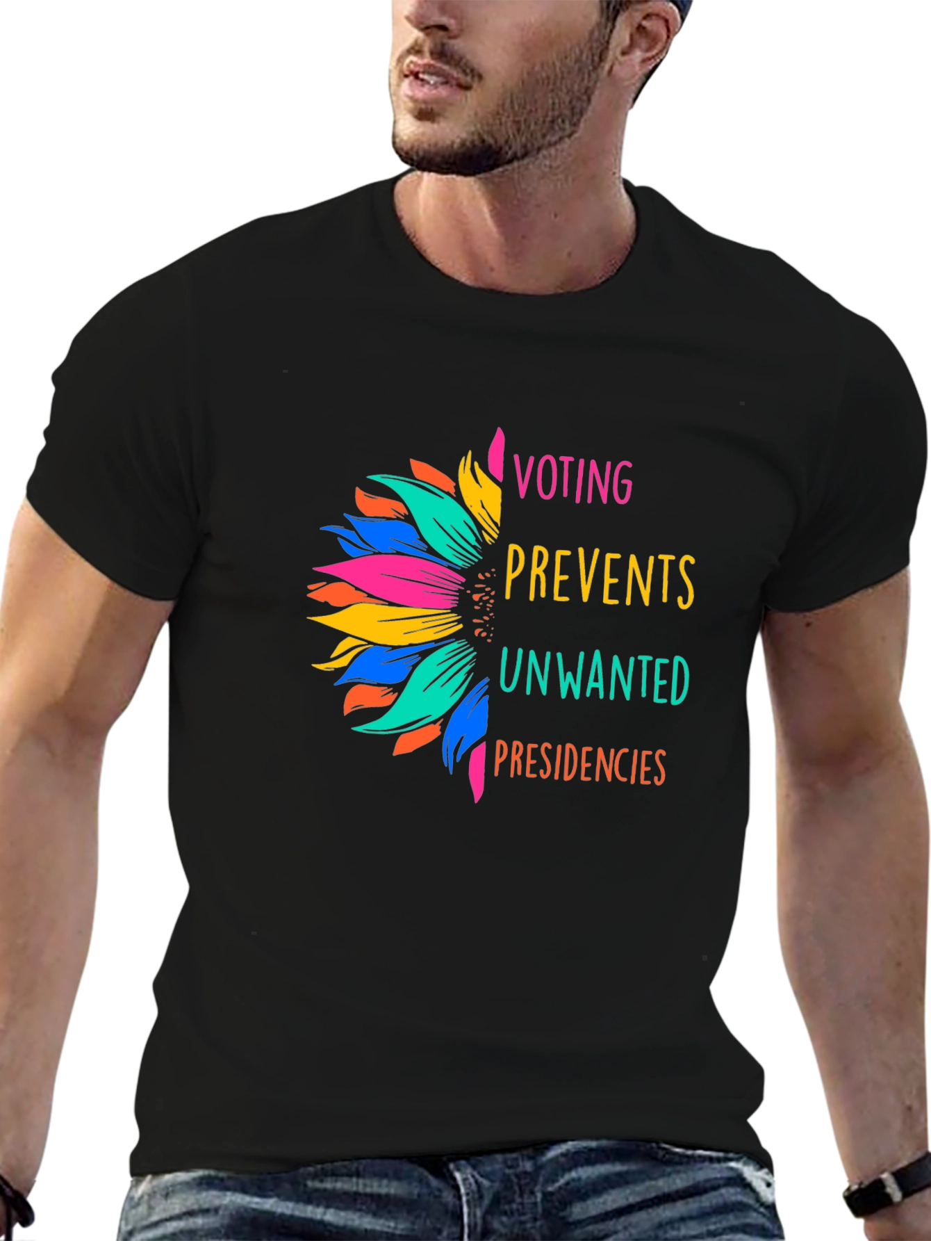 Voting Sunflower Graphic Tee
