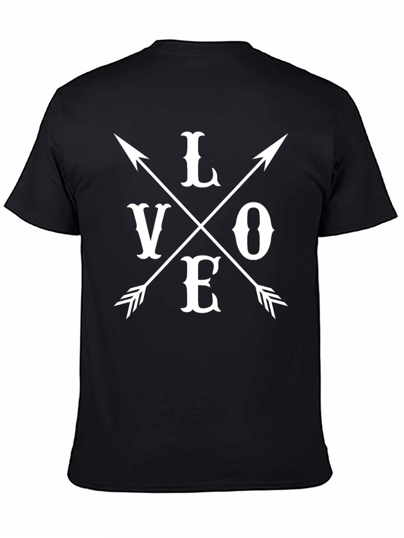 LOVE Arrow Graphic Tee - Stylish Casual T-Shirt