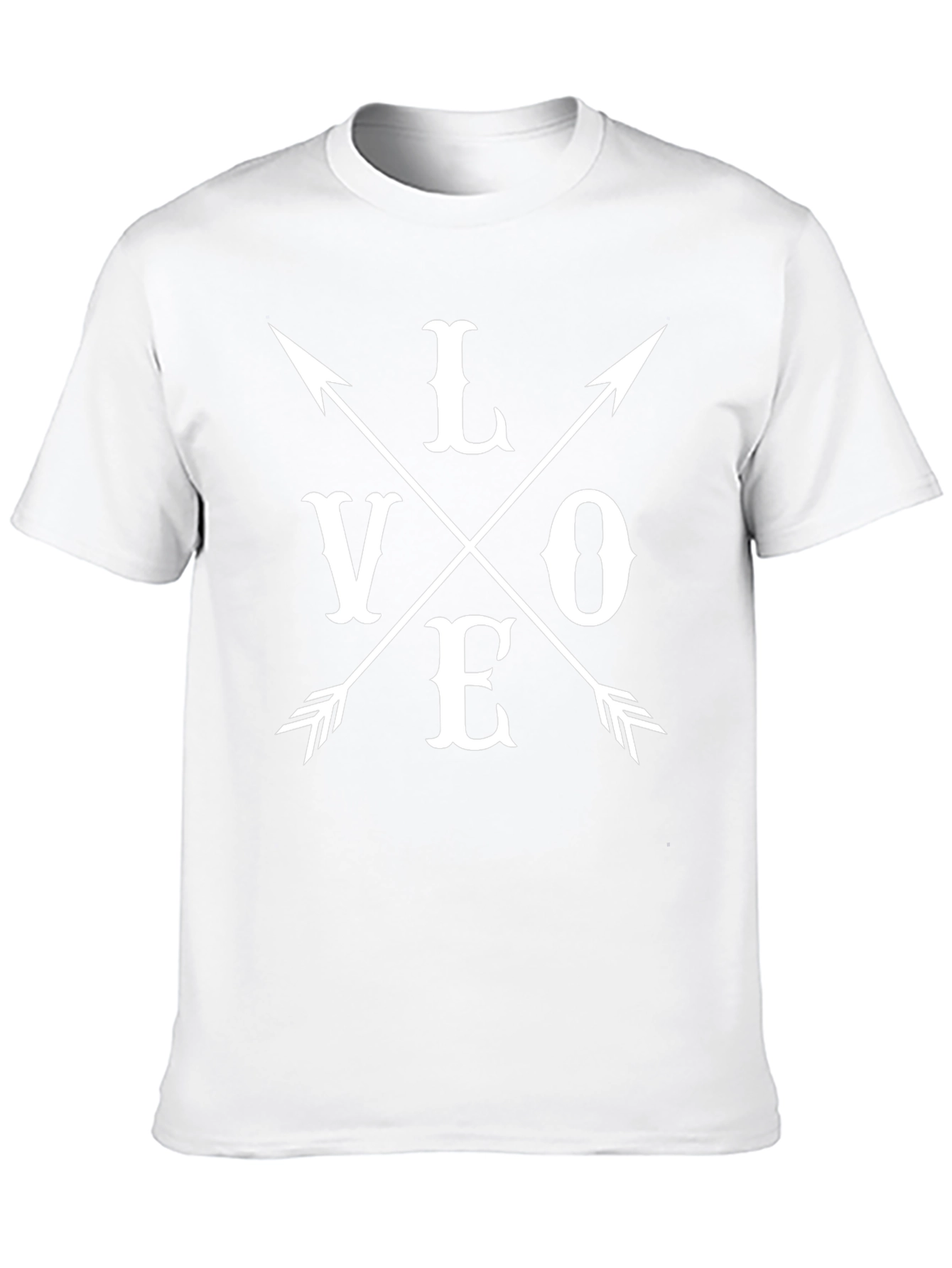 LOVE Arrow Graphic Tee - Stylish Casual T-Shirt
